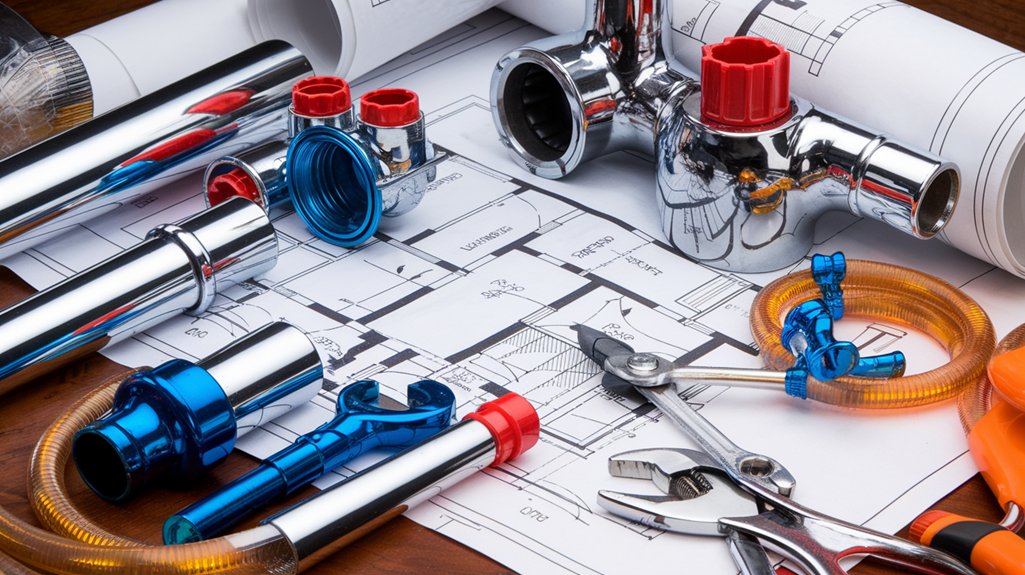 new home construction plumbing